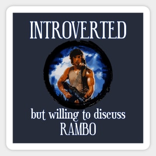 RAMBO: INTROVERTED Sticker